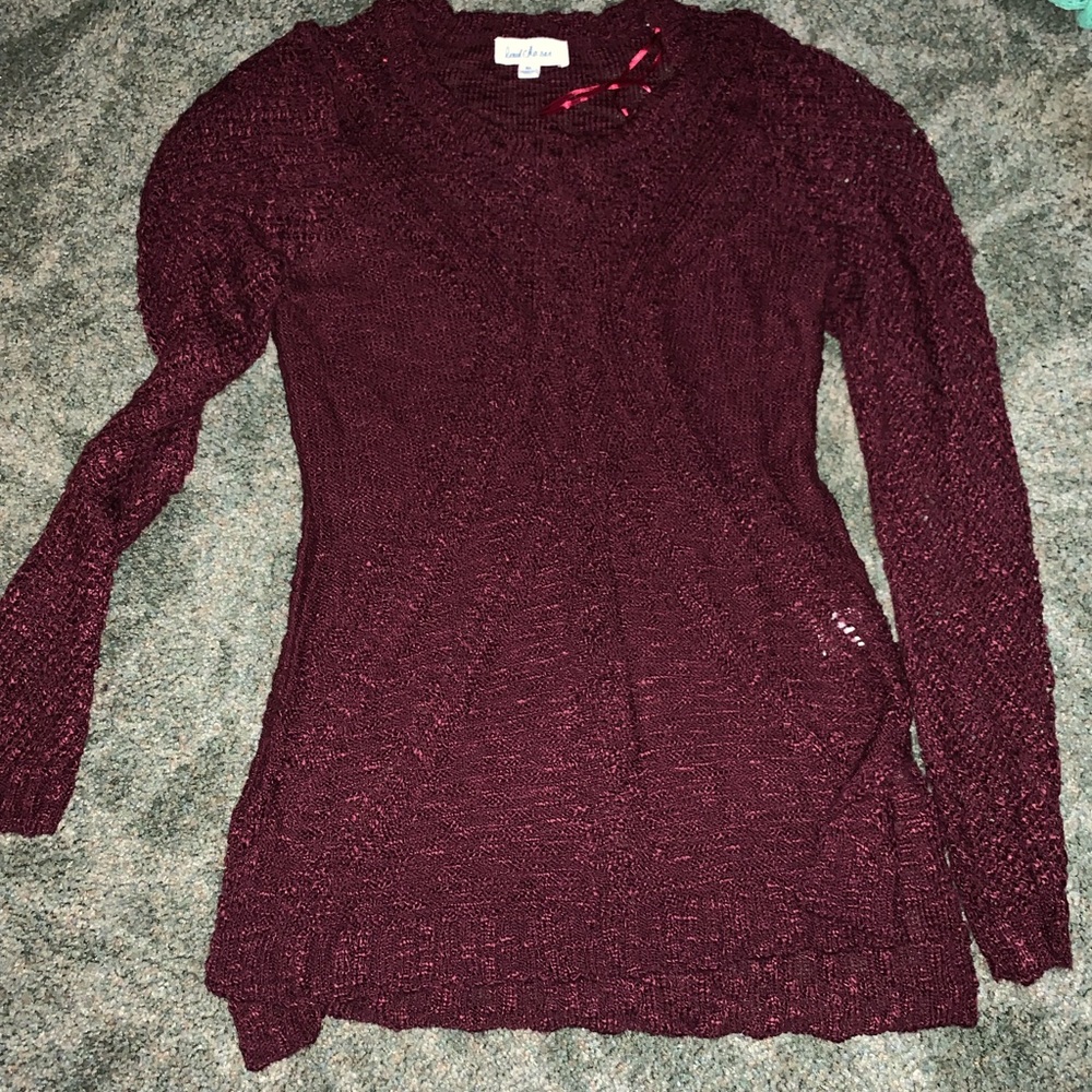 Maroon sweater size medium